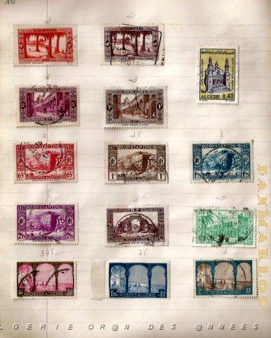 PLANCHE DE TIMBRES D ALGERIE (5).jpg